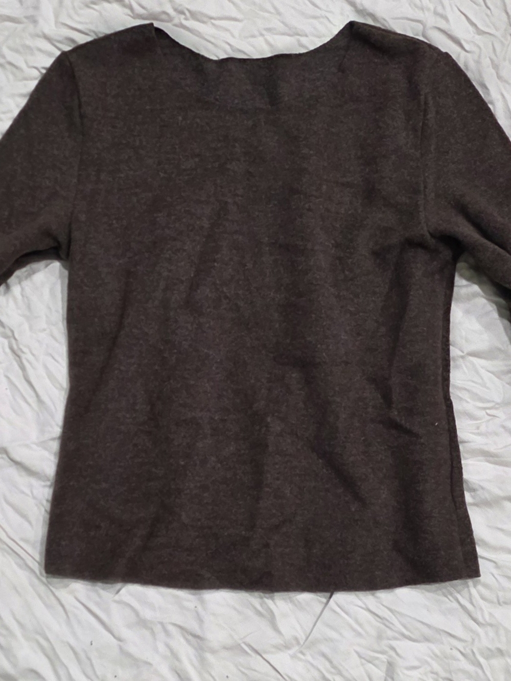 Brown Sweater With Removable Brown Cape